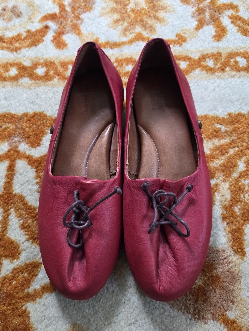 Sergio Tomani Red Ballet Loafer 40